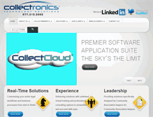 Tablet Screenshot of collectronics.com