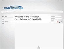 Tablet Screenshot of portal.collectronics.net